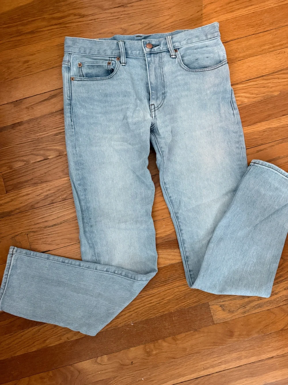 J. Crew Slim Straight Light Wash Blue Jeans